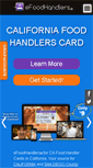 Mobile Screenshot of cafoodhandlers.com